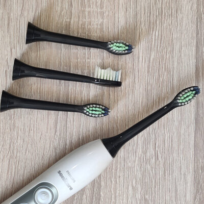 ProZone HX6064 Diamond (Stainless Steel) for Philips 4pcs Black